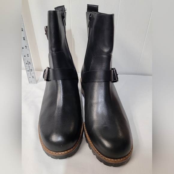 David Tate Palmar Boot Women's Black Nubuck Leather Size 10WW - Picture 7 of 11